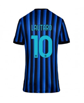 Günstige Inter Milan Lautaro Martinez #10 Heimtrikot Damen 2025-26 Kurzarm